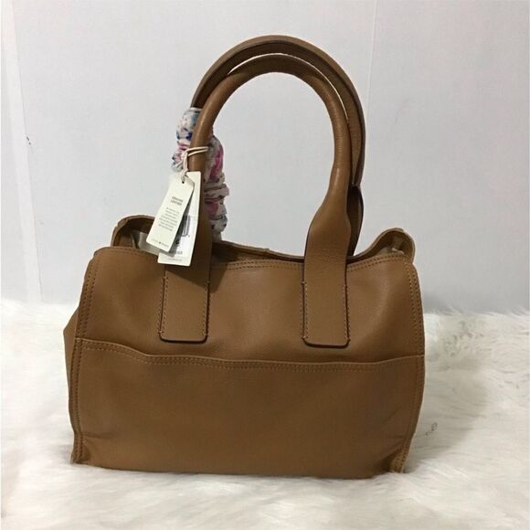 Lucky Brand Dina Leather Multi-Functional Satchel New - Picture 5 of 14